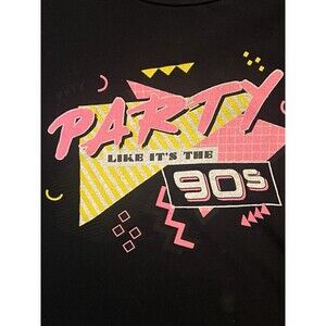Party Like It’s The 90’s Bar Crawl T-Shirt Short Sleeves Unisex Size Large